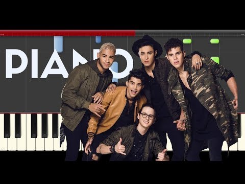 CNCO Llegaste  Tu Prince Royce Piano Midi tutorial Sheet app Cover Karaoke