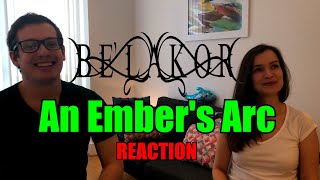 BE&#39;LAKOR - AN EMBER&#39;S ARC | COUPLE REACTION (Official Lyric Video - Napalm Records)