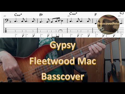 Fleetwood Mac with Gypsy. Bass Cover Tabs Score Notation Chords Transcription. Bass: John McVie