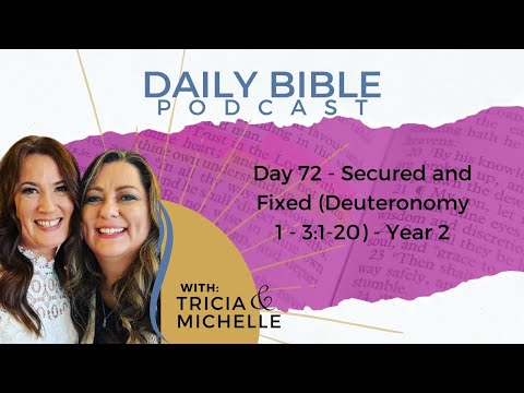 Day 72 - Secured and Fixed (Deuteronomy 1 - 3:1-20) - Year 2