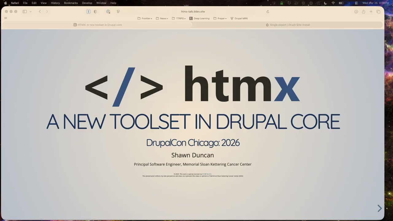 HTMX: a new toolset in Drupal Core