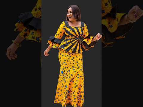 MISHONO MIPYA YA VITENGE  SKETI NA BLAUZI #zamakalefashion #afrifashion #africanclothing #iwear