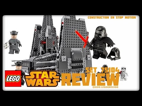 Vidéo LEGO Star Wars 75104 : La navette de commandement de Kylo Ren