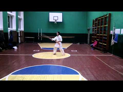 The kobudo kata KAATIN NO KON Настя Шульга Кати Но Кон Кобудо  (KUN)