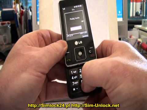 LG Kc550 simlock unlocking enter unlock code