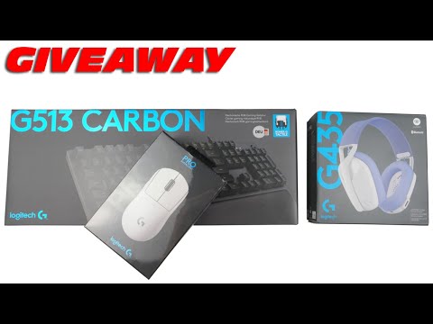 LOGITECH G Pro X Superlight, G435 & G513 Carbon - Giveaway