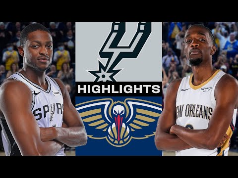 San Antonio Spurs vs. New Orleans Pelicans FULL GAME HIGHLIGHTS