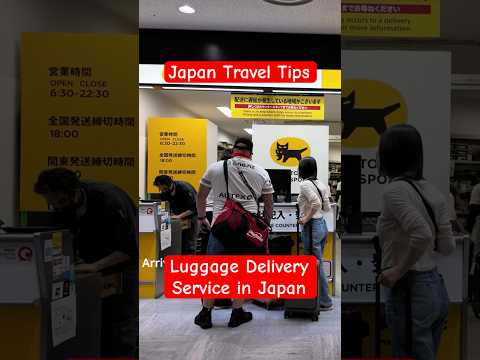 Japan's Amazing Luggage Delivery Service! - Yamato Kuroneko #japan  #japantravel