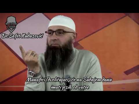 Munafici (dvoličnjaci) će na Sudnjem danu imati jezik od vatre