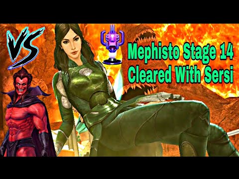 Sersi Transcend With New Uniform Clear WBL Mephisto Stage 14 With Ctp of Rage - Marvel Future Fight