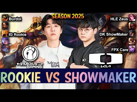 DK ShowMaker vs IG Rookie - ShowMaker TWISTED FATE vs Rookie AZIR Mid - Patch 25.15 KR Ranked lolrec