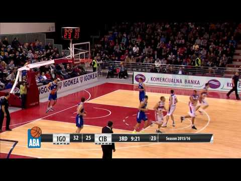 ABA Liga 2015/16 highlights: Igokea - Cibona R21 (24.1.2016)