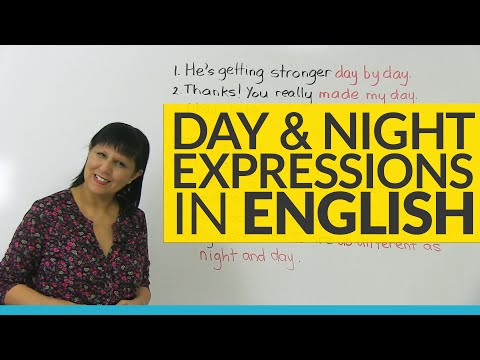 Do you know these DAY & NIGHT idioms in English?