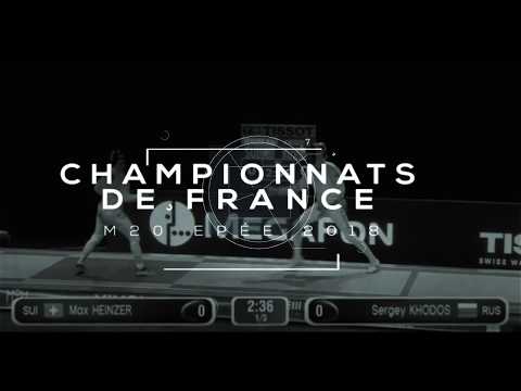 Championnats de France 2018 d'épée M20 - Teaser