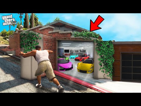 Franklin Found Secret Garage In His House in GTA 5 !