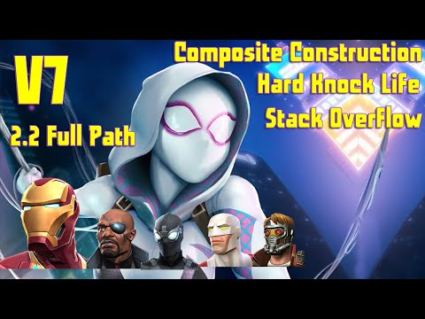 Variant 7: 2.2 Hard Knock Life Composite Construction - The Drummer Full Path w/ SpiderGwen takedown