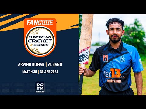 POTM: A.Kumar - ALB vs BRE | Highlights | FanCode ECS Milan | 30 Apr 2023 | ECS23.272