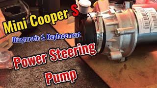 Fail Power steering pump Mini Cooper S replace and Diagnostic problem  Vehicles tips