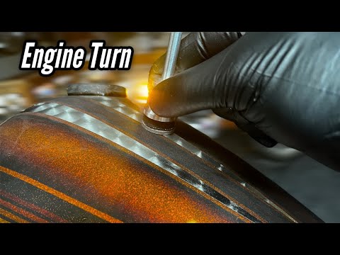 How to REALLY SPIN Silver Leaf on a Custom Painted Motorcycle Tank