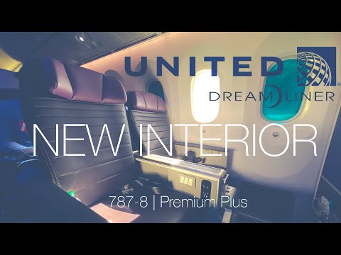 YouTube thumbnail for United Airlines Boeing 787-8