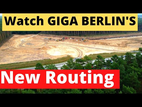JUST IN! See Giga Berlin's Highway Entrance Routing Taking Shape