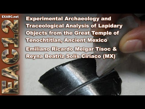 Objetos lapidários do Grande Templo de Tenochtitlan, México Antigo