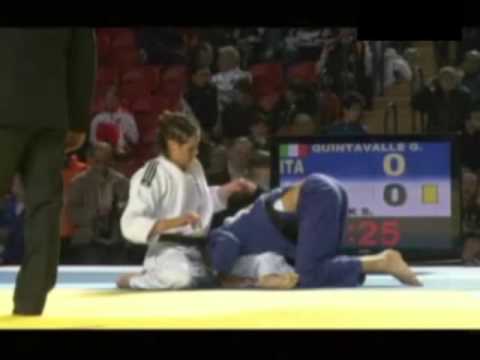 Judo 2009 Tbilisi: Quintavalle (ITA)  Clark (GBR) [-57kg].