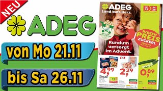 ADEG Prospekt Flugblatt | Angebote und Aktionen | Gültig von 21/11 Bis