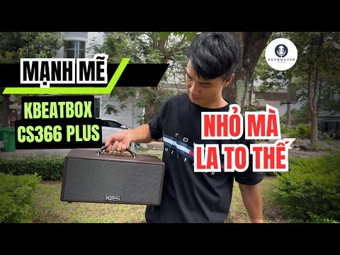 Unboxing and Review of Portable Karaoke Speaker Kbeatbox CS366 Plus