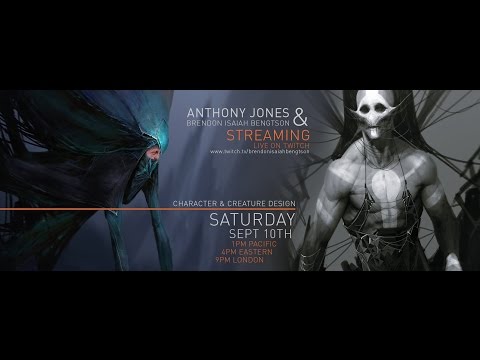 Character and Creature Design w Anthony Jones - PART 1