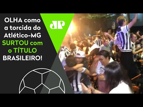 EMOCIONANTE! OLHA a EXPLOSÃO da TORCIDA do Atlético-MG com o Galo BICAMPEÃO BRASILEIRO!