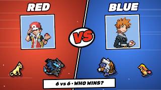 Download lagu RED vs BLUE — Full 6v6 Pokémon Battle in the Champion Room mp3