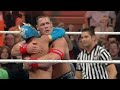 WWE RAW 2011 John Cena And Sin Cara Vs The Miz And Alex Riley Full Match HD