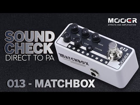 SOUNDCHECK Mooer Micro PreAMP 013 MatchBox
