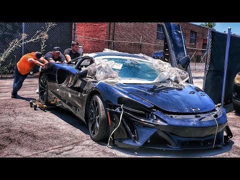 Купил разбитый McLaren! Мой первый СУПЕРКАР!