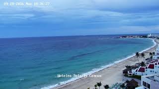 Cámara en Vivo Cancún - Vista desde Hoteles Solaris (Live Cam 24/7) live webcam