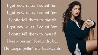 Dua Lipa - NEW RULES (Lyrics)