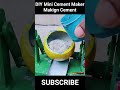 DIY Mini Tractor Cement Maker Machine Making Cement Science Project Miniproject