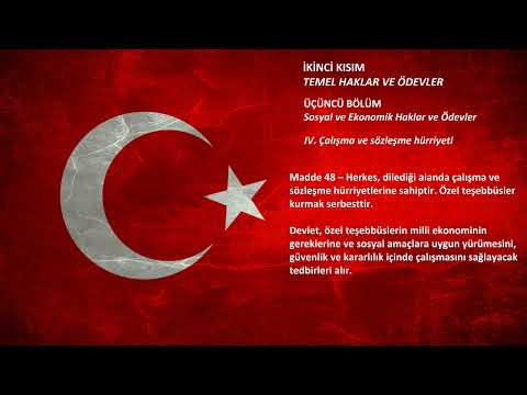 Anayasa - İkinci Kısım - Madde 48