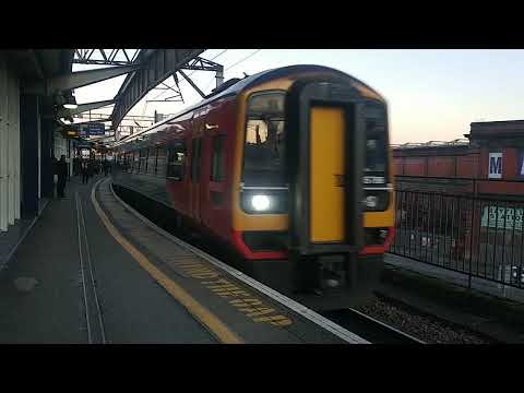 East Midlands Trains 158788 and 158777 arrive at Manchester Piccadilly