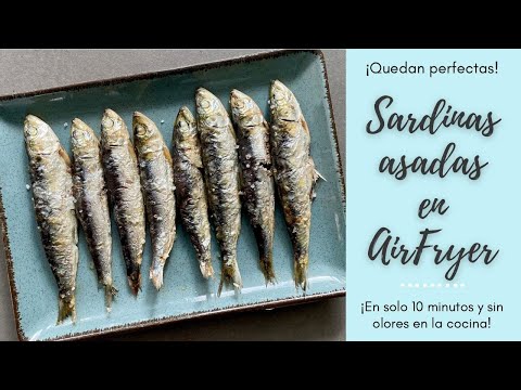 Cómo Hacer SARDINAS EN FREIDORA DE AIRE🐟 Fácil, Rápido y SIN OLORES 💯