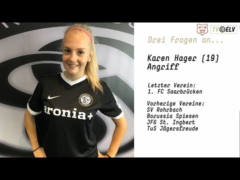 TV Elv // Frauenfußball - Neuzugang Karen Hager