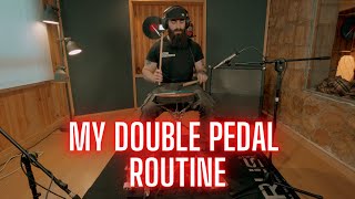 INTERMEDIATE DOUBLE PEDAL ROUTINE | DRUM LESSON.