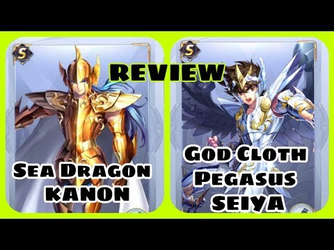 Review Skill Pegasus God Cloth SEIYA & Sea Dragon KANON - SAINT SEIYA AWAKENING -
