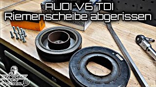 AUDI V6 2.7 3.0 TDI | Kurbelwellenriemenscheibe wechseln | Drehmomentwerte | Vibration Damper