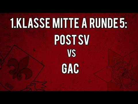 1. Klasse Mitte A: Runde 5: Post SV - GAC  0:10 (0:6)