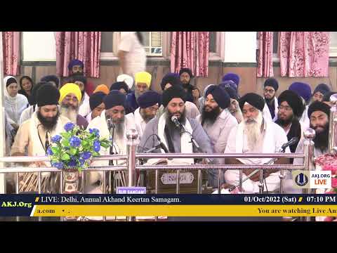 014 Delhi 1Oct2022 SatEve Akhand Keertan Bhai Bhajanpreet Singh Jee Delhi