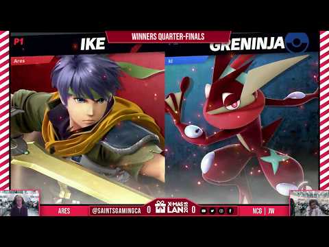 XMAS LAN - NCG.JW (Greninja) vs. Ares (Ike) - Winners Quarterfinals