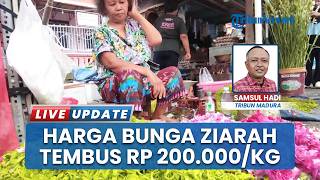 Jelang Ramadhan 2026, Harga Bunga Kenanga dan Bunga Mawar di Kota Blitar Tembus Rp 200.000/Kg