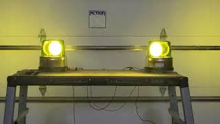 North American Signal Model 250 with Amber, Green, and Blue domes
